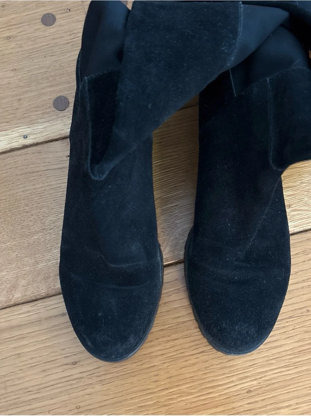 Black Over-the-Knee Women's Riding Boots